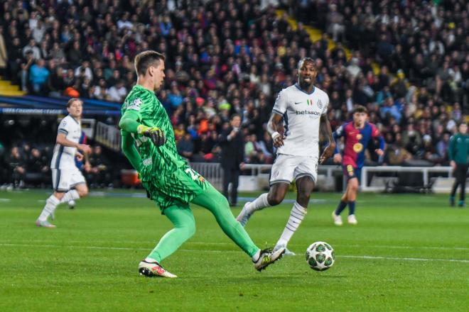 Szczęsny, en el partido de Champions ante el Inter (Cordon Press)