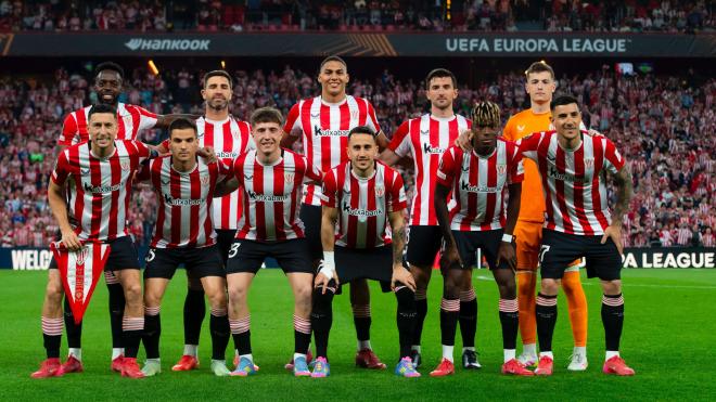 Este es el once que sacaba Ernesto Valverde ante el Manchester en San Mamés (Foto: Athletic Club).