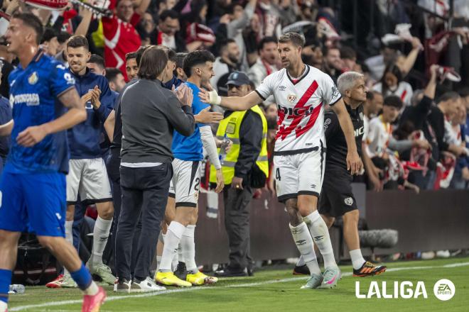 Gol de Florian Lejeune en el Rayo Vallecano - Getafe (Foto: LALIGA).