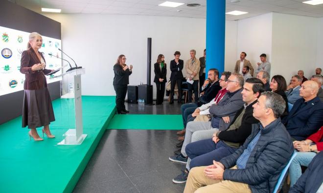 Patricia del Pozo anuncia las ayudas de la Junta al deporte.