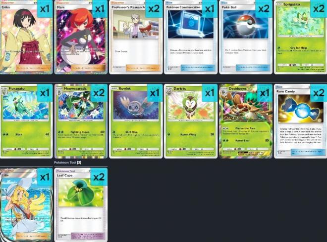 El Caramelo Raro permite la aparición de la Fase 2 con mazos como el de Decidueye.