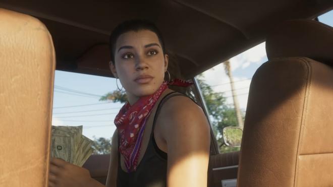 Lucia durante una de las escenas del famoso tráiler de GTA 6.