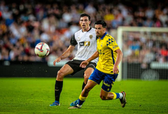 Javi Muñoz, el protagonista del duelo UD Las Palmas - Valencia