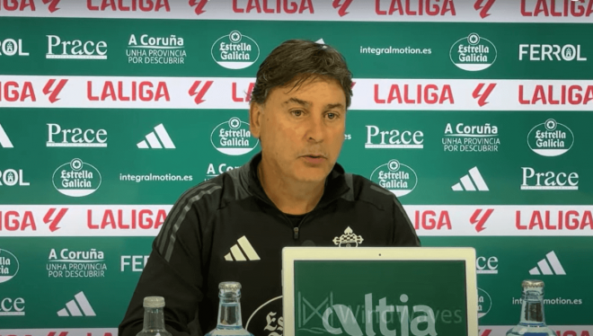 Alejandro Menéndez, técnico del Racing de Ferrol.
