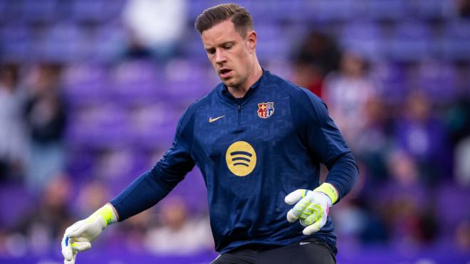 Ter Stegen, en el partido ante el Real Valladolid (FC Barcelona)