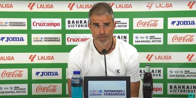 Gaizka Garitano, en El Arcángel (Foto: LALIGA).