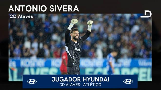 Antonio Sivera, jugador Hyundai del Alavés - Atleti