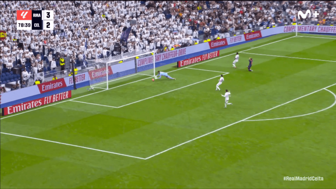 Acción entre Pablo Durán y Thibaut Courtois. (Foto: Movistar Plus)