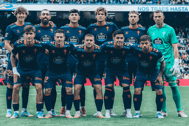 Once titular ante el Real Madrid (Foto: RC Celta).