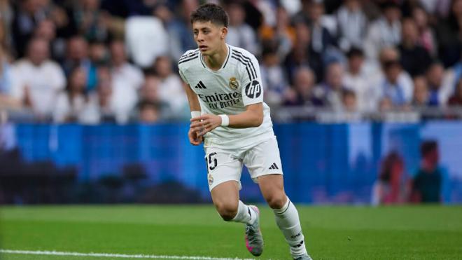 Arda Güler, durante el Real Madrid-Celta de Vigo (foto: Cordon Press).