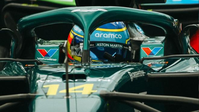 Fernando Alonso, en el Gran Premio de Miami (Foto: Aston Martin).