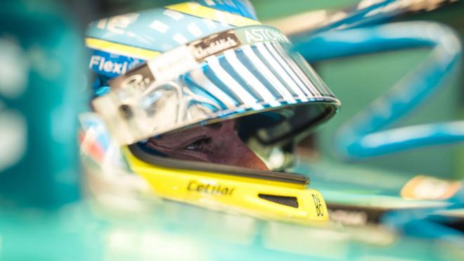 Fernando Alonso, en el Gran Premio de Miami (Foto: Aston Martin).