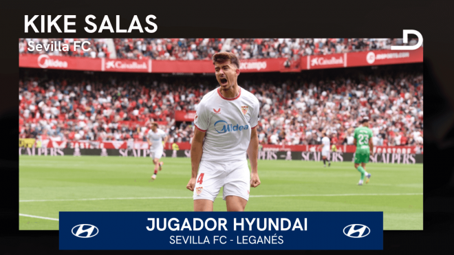 Kike Salas, Jugador Hyundai del Sevilla-Leganés.