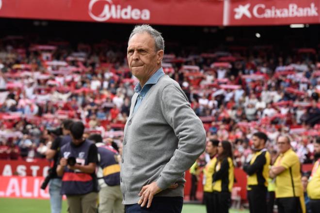 Joaquín Caparrós, en el Sevilla-Leganés (Foto: Kiko Hurtado).