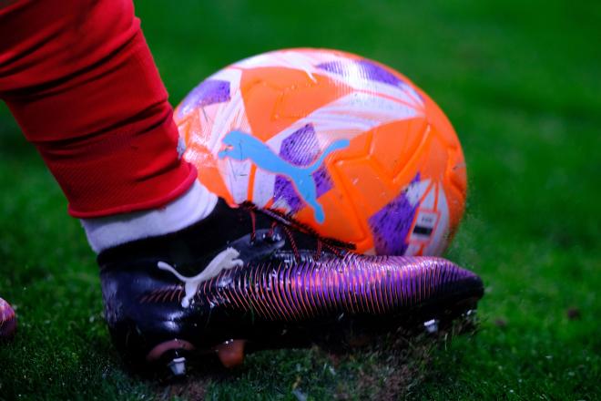 El balón de LaLiga, en un partido (Foto: LaLiga).