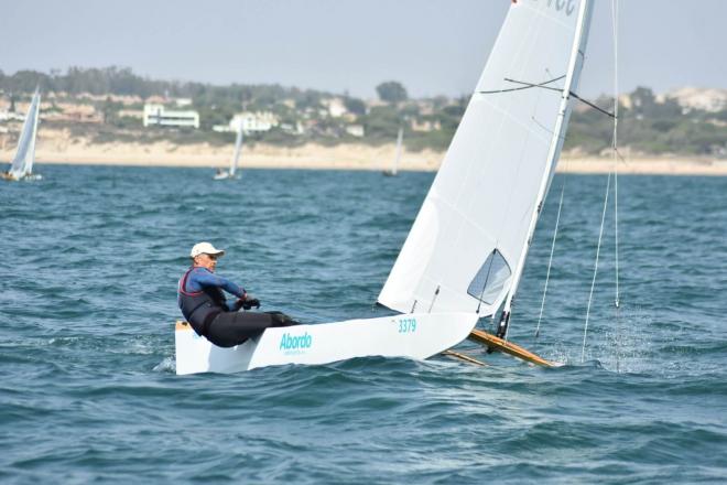 Imagen de Juan Luis Páez durante la Copa de España de Patín a Vela.