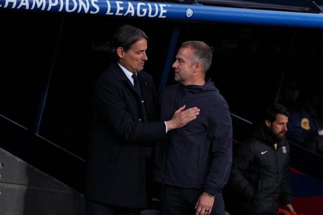 Hansi Flick y Simone Inzaghi en la Champions League (Cordon Press)