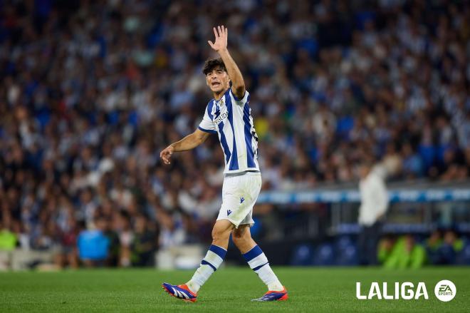 Jon Martín, en un partido de la Real Sociedad (Foto: LALIGA).