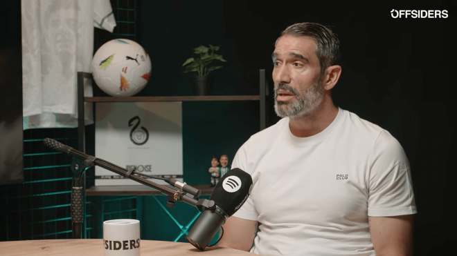 Fernando Sanz atiende al podcast Offsiders.