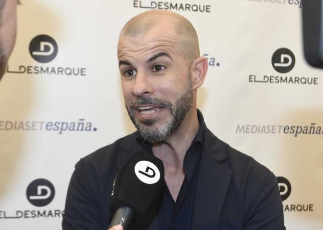 Manu Fajardo, con ElDesmarque en la Feria de Sevilla (Foto: Kiko Hurtado).