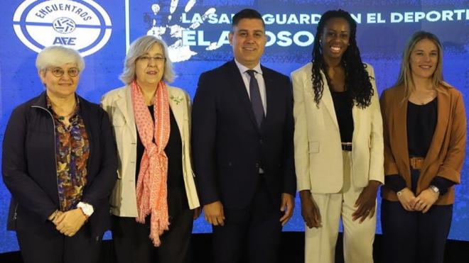 David Aganzo preside la jornada contra el acoso en el deporte (Foto: CSD)