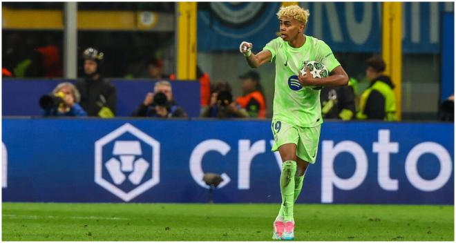 Lamine Yamal, durante el Inter Barcelona (foto: Cordon Press).