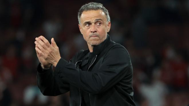 Luis Enrique en el Arsenal - PSG (Europa Press)