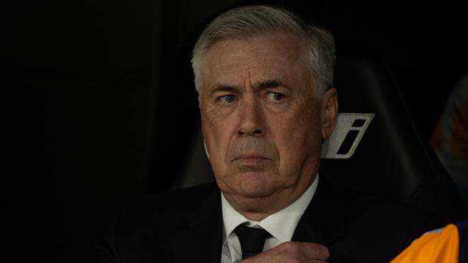 Carlo Ancelotti en el Santiago Bernabéu (Europa Press)