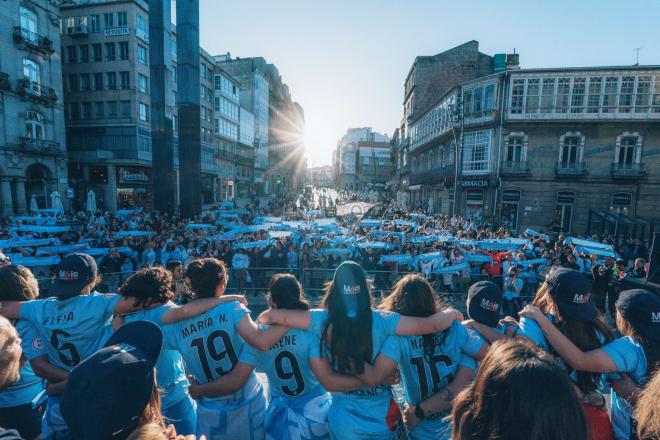 As Celtas celebran su ascenso a Segunda Federación (Foto: RC Celta).