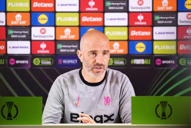 Enzo Maresca, en sala de prensa (Foto: Cordon Press).