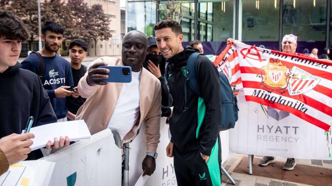 El último viaje europeo como león de Oscar de Marcos (Foto: Athletic Club).