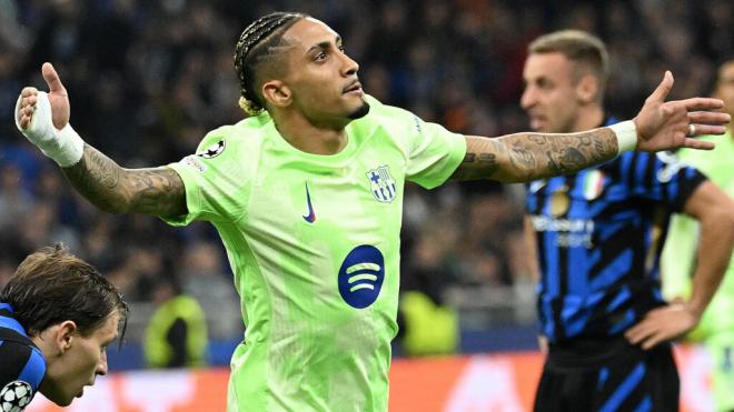 Raphhinha Días en el Giuseppe Meazza (Foto: EFE)