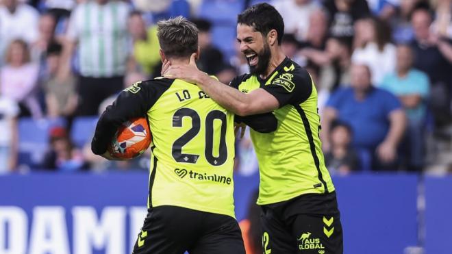 Lo Celso e Isco en el partido ante el Espanyol (Foto: Europa Press)