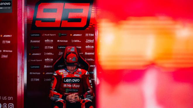 Marc Márquez, durante el Gran Premio de Jerez (Foto: Ducati Corse).