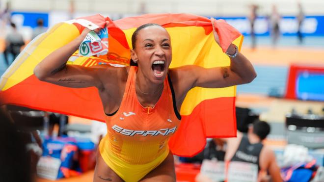 Ana Peleteiro celebrando una victoria (Europa Press)