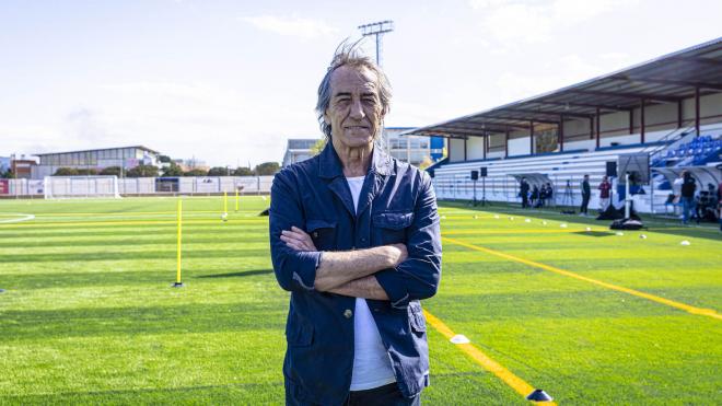 Ricardo Arias en el Campo Mundial 82 de Catarroja que en un futuro llevará su nombre
