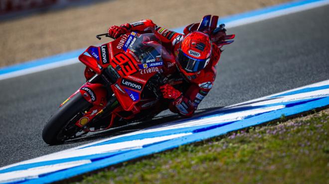 Marc Márquez, durante esta temporada 2025 (Foto: Ducati).