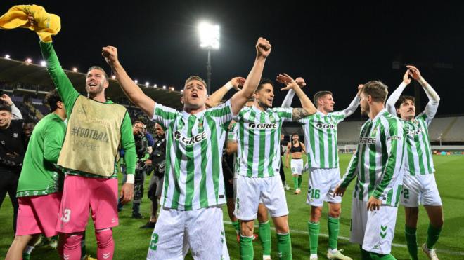 El Betis consiguió el pase a la final de la Conference ante la Fiorentina (foto: Cordon Press).
