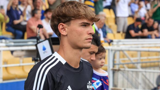 Nico Paz se marchó el pasado verano del Real Madrid al Como (foto: Cordon Press).