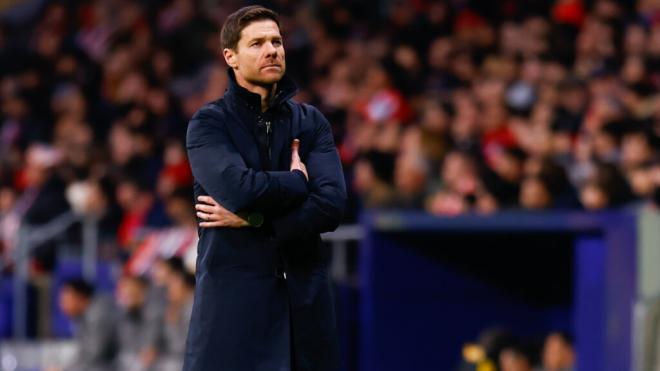 Xabi Alonso, en el Atlético de Madrid - Bayer Leverkusen de Champions (Foto: Europa Press)