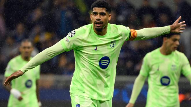Ronald Araújo, durante el Inter-Barcelona (foto: Cordon Press).