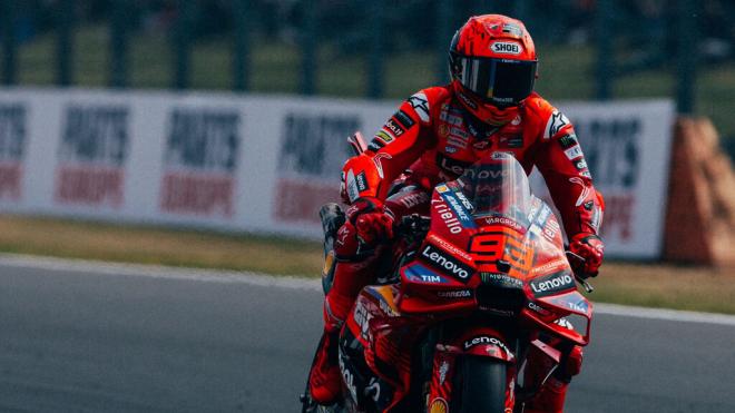 Marc Márquez, durante el Gran Premio de Francia (Foto: Ducati).