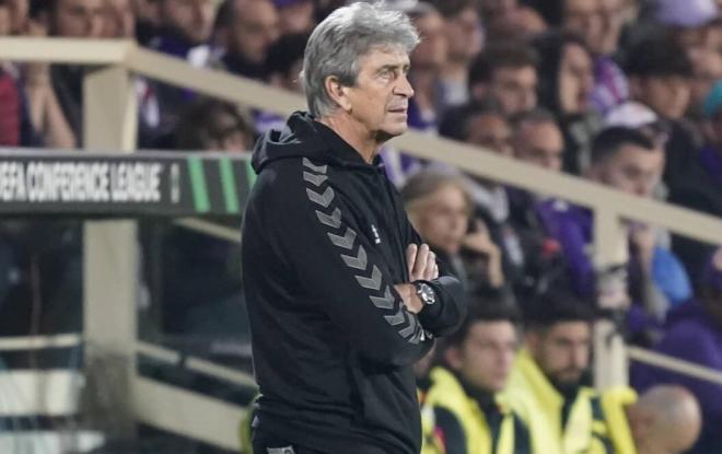 Manuel Pellegrini, en el Fiorentina-Betis (Foto: Cordon Press).