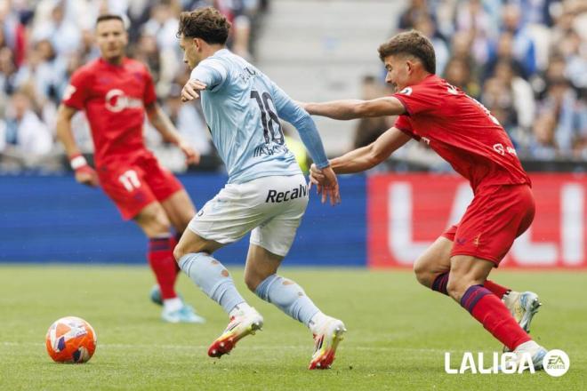 Pablo Durán, en el Celta-Sevilla (FOTO: LALIGA).
