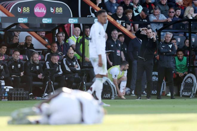 Unai Emery, en el Bournemouth-Aston Villa (Foto: Cordon Press).