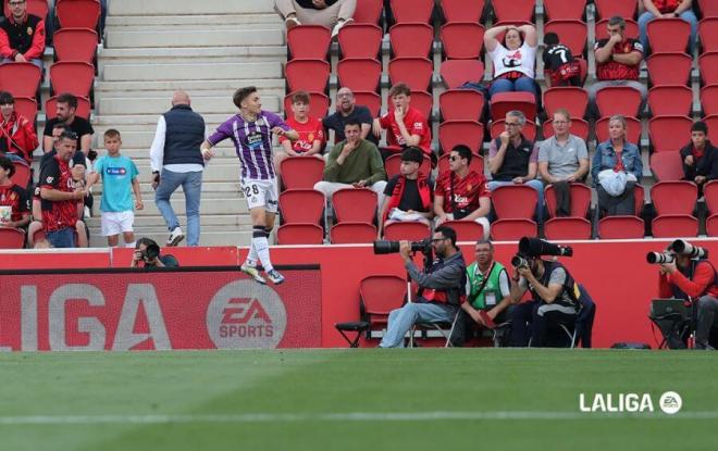 Chuki celebra su tanto ante el RCD Mallorca (FOTO: LALIGA)