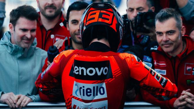 Marc Márquez, en el Gran Premio de Le Mans (Foto: Ducati).