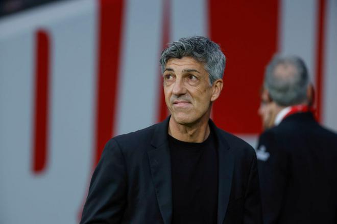 Imanol Alguacil, durante el Atlético de Madrid-Real Sociedad (Foto: EFE).