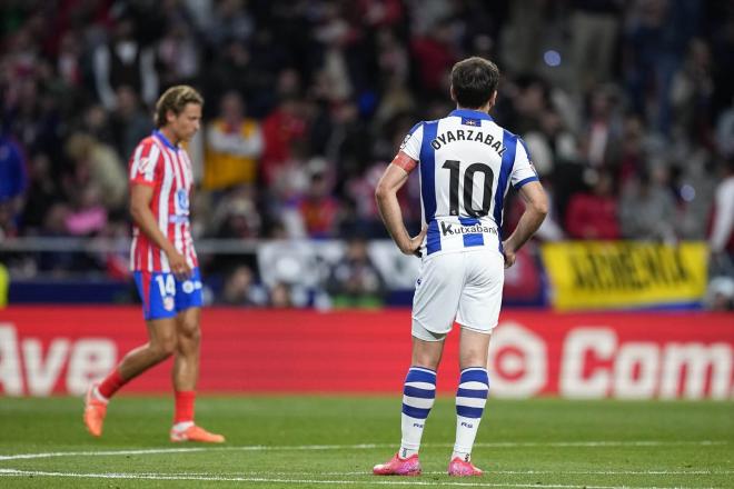 Mikel Oyarzabal se lamenta tras un gol en el Atlético de Madrid-Real Sociedad (Foto: Europa Press)