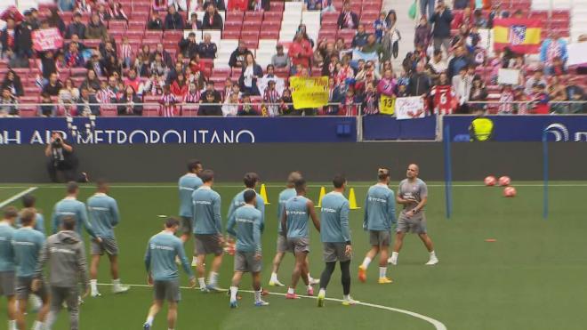 El Atlético de Madrid se vuelca con los más pequeños en el día del niño